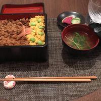 Katsu with vegan eggs  at Saido in Tokyo