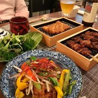 かつ/焼き鳥/唐揚げ
Katsu/Yakitori/Karage at Saido in Tokyo