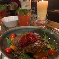 Pierogies mit Pilzsoße   at Malinas in Dusseldorf