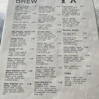 Menu September 2022  at Cafe Strange Brew in Glasgow