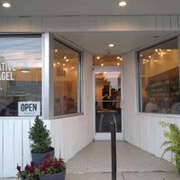 outside of restaurant  at Native Bagel Company in Berea