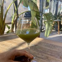 green juice   at Peanut's Café in Sainte-maxime