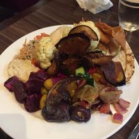 Buffet plate at Laziza in Malmo