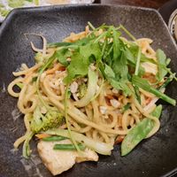 Peanut Love mit Nudeln und Tofu at RiceCorn in Regensburg