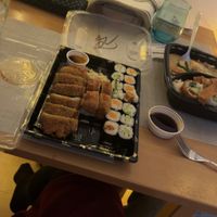 Geliefertes Sushi at RiceCorn in Regensburg