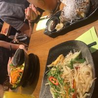 Vegane Nudeln mit Tofu at RiceCorn in Regensburg