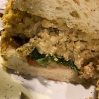 Vegan burger   at El Miracle in Valencia