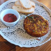 Vegan tortilla at El Miracle in Valencia