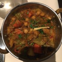 Vegetable curry (you can have it spicy or non spicy) at Ashiana in Paris