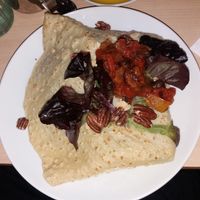 Vegan buckwheat crepe at D'lush Cafe in Wexford
