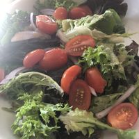 Green salad at Mission Pizza in Winston-salem