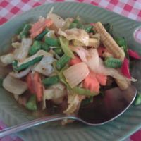 Mixed veggies at Bongoes in Koh Samui