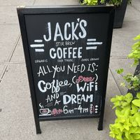 Actual hours 6a-4p daily  at Jack's Stir Brew Coffee - Tribeca in New York City