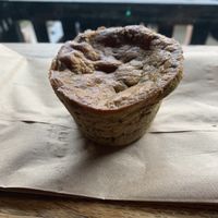 Vegan frittata at Jack's Stir Brew Coffee - Tribeca in New York City