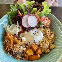 Breakfast bowl  at Pure Vegan Heaven in Koh Samui