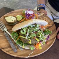 Falafel pitta  at Pure Vegan Heaven in Koh Samui