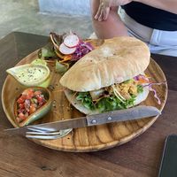 Fungi (mushroom) pitta  at Pure Vegan Heaven in Koh Samui
