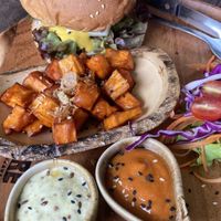 Burger!  at Pure Vegan Heaven in Koh Samui