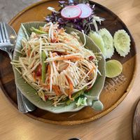 Papaya salad (spicy option 😍)  at Pure Vegan Heaven in Koh Samui