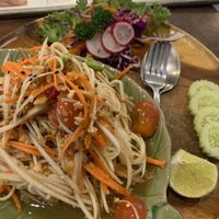 Som tam papaya salad  at Pure Vegan Heaven in Koh Samui