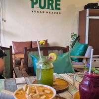 mint lime juice at Pure Vegan Heaven in Koh Samui