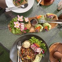Pasta, Summer Rolls, fried rice   at Pure Vegan Heaven in Koh Samui