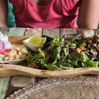 Burmese salad at Pure Vegan Heaven in Koh Samui