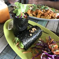 nori roll with fresh raw veg & cashew cheese at Pure Vegan Heaven in Koh Samui