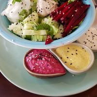 Raw salad at Pure Vegan Heaven in Koh Samui