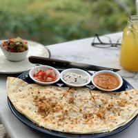 Quesadillas at Pure Vegan Heaven in Koh Samui