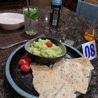 Guacamole with crackers at The Sky Over Dalat in Da Lat