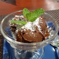 Banana chocolate icecream at The Sky Over Dalat in Da Lat