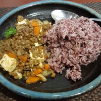 Curry meal at The Sky Over Dalat in Da Lat