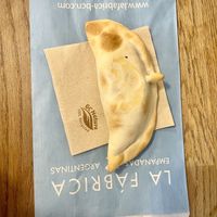 Dry vegan empanada  at La Fábrica - Empanadas Argentinas - Carrer del Call in Barcelona