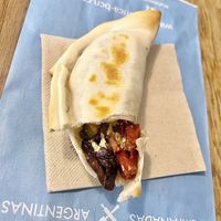 Dry vegan empanada  at La Fábrica - Empanadas Argentinas - Carrer del Call in Barcelona