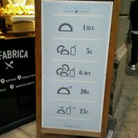 Prices at La Fábrica - Empanadas Argentinas - Carrer del Call in Barcelona
