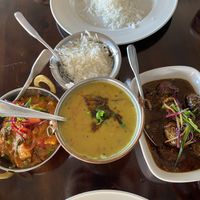 Subzi la salan, Dahl and vege Manchurian  #Veganuary at Indigo in Nadi