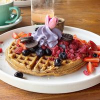 Waffle at Shelter Cafe in Seminyak