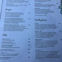 Menu  at Shelter Cafe in Seminyak