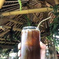 Long black at Shelter Cafe in Seminyak