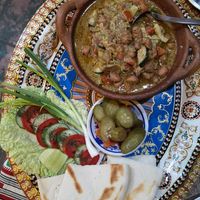 Fava Beans with Tahini at The Pharaoh's Restaurant in Vientiane
