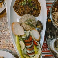 Okra Tajine at The Pharaoh's Restaurant in Vientiane