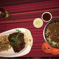 Mussaka & kosher bowl  at The Pharaoh's Restaurant in Vientiane
