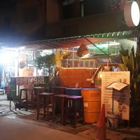 Outside at The Pharaoh's Restaurant in Vientiane