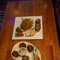 Amazing falafel at The Pharaoh's Restaurant in Vientiane