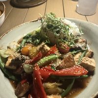 Tofu stir fry  at Japengo in Lahaina