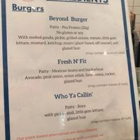 I like knowing what it is if it isn't meat/dairy. at Flipside in London