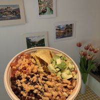 Flipside's "naked cali" salad bowl is my favourite dish 😋  at Flipside in London