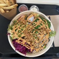 Reds and Greens bowl  at Flipside in London