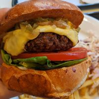 Flipside burger at Flipside in London